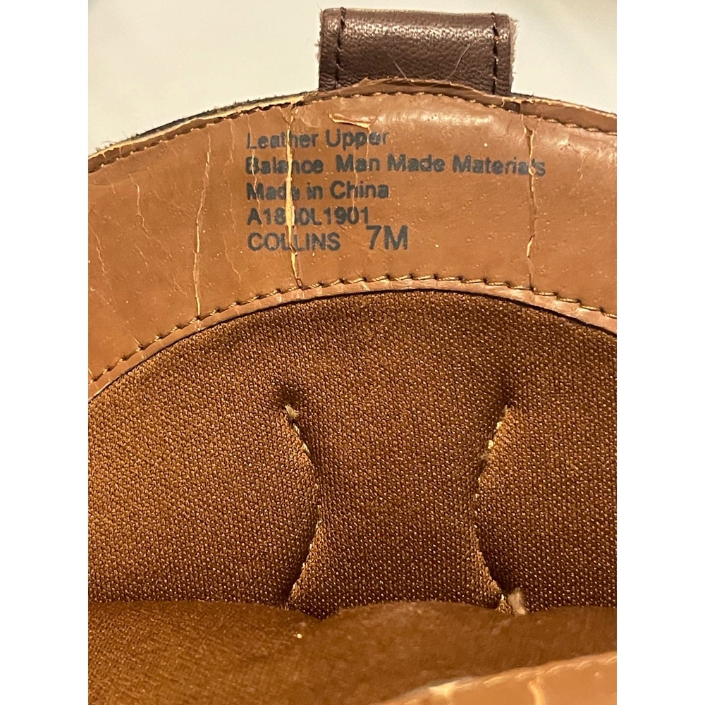 Reba McEntire Collins Brown Leather Western Cowboy Boots A1830L1901 Womens 7M - Picture 7 of 8